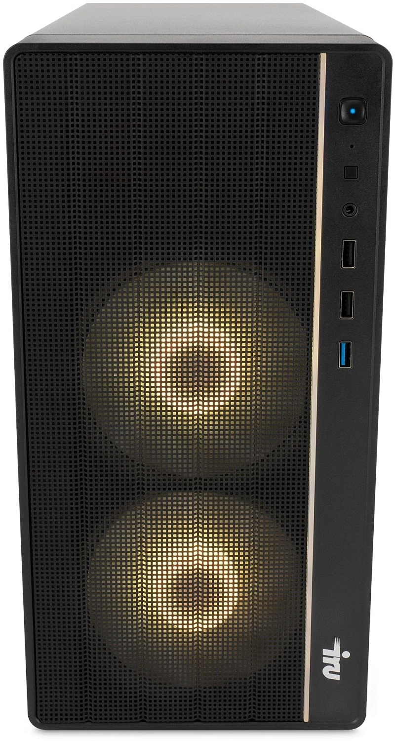 ПК IRU Tactio 310H6SEA MT i5 14400F (2.5) 32Gb SSD512Gb RTX5050 8Gb без ОС GbitEth 500W черный (RUS) (2164591)