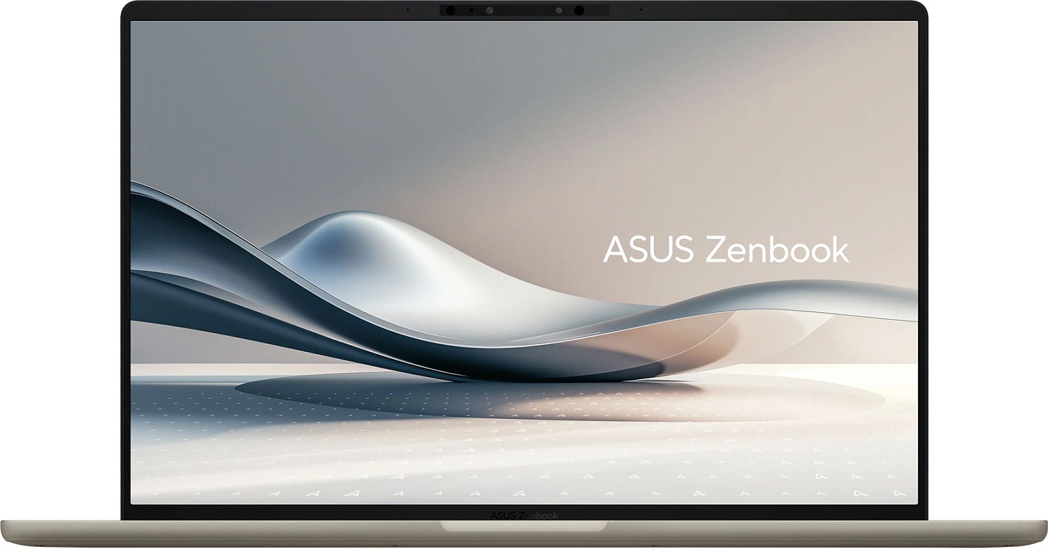 Ноутбук Asus Zenbook 14 UX3407QA-QD197W Snapdragon X X1-26-100 16Gb SSD512Gb Qualcomm Adreno 14" OLED WUXGA (1920x1200) Windows 11 Home beige WiFi BT Cam Bag (90NB1501-M00850)