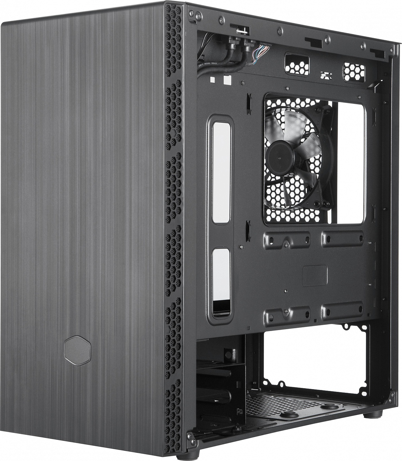Корпус Cooler Master MasterBox MB400L w/o ODD черный без БП mATX 4x120mm 3x140mm 2xUSB3.0 audio bott PSU