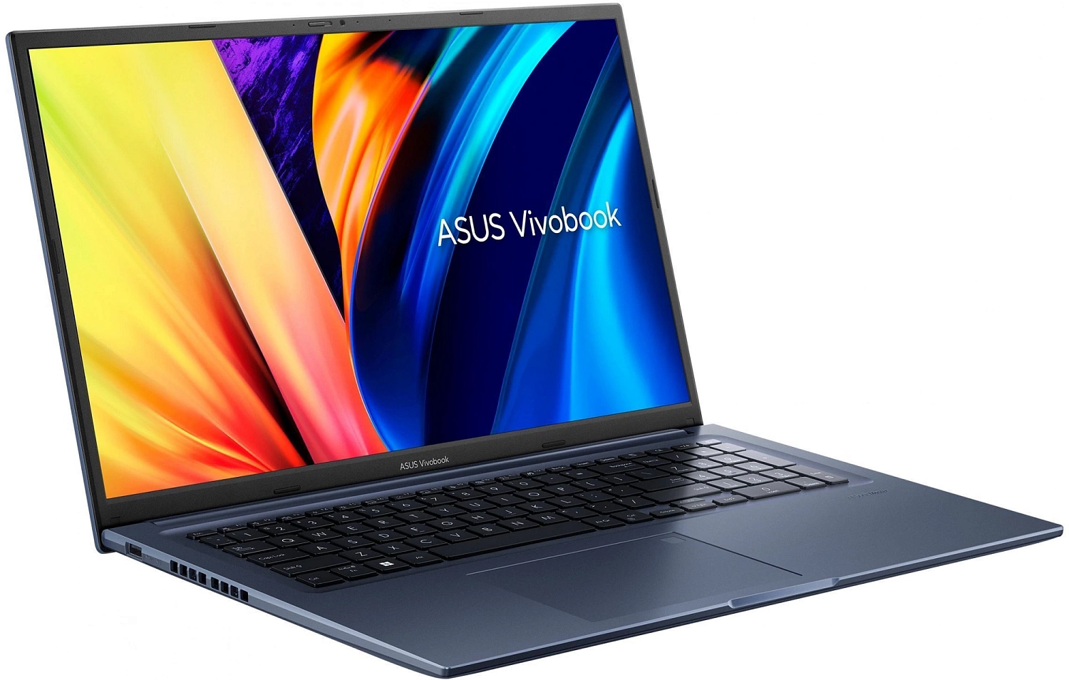 Ноутбук Asus VivoBook 17X K1703ZA-AU171 Core i5 12500H 16Gb SSD512Gb Intel Iris Xe graphics 17.3" IPS FHD (1920x1080) noOS blue WiFi BT Cam (90NB0WN2-M00750)