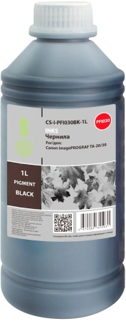 Чернила Cactus CS-I-PFI030BK-1L PFI-030 черный1000мл для Canon imagePROGRAF TA-20/30