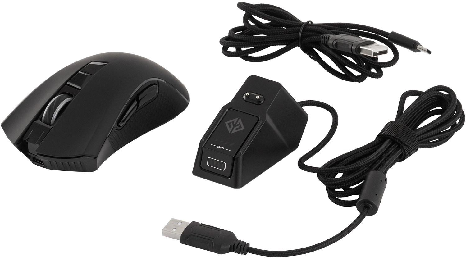 Мышь GMNG GG-MS400WO черный оптическая (10000dpi) беспроводная USB (7but) Мышь GMNG GG-MS400WO черный оптическая (10000dpi) беспроводная USB (7but)