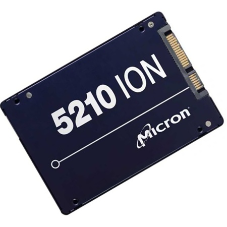 2.5" 1920GB Micron 5210 Enterprise SSD MTFDDAK1T9QDE-2AV1ZABYY SATA 6Gb/s, 540/260, IOPS 13K, MTBF MTFDDAK1T9QDE-2AV1ZABYY 2M, 3D QLC, 2800TBW, 0,8DWPD, Bulk (787927)