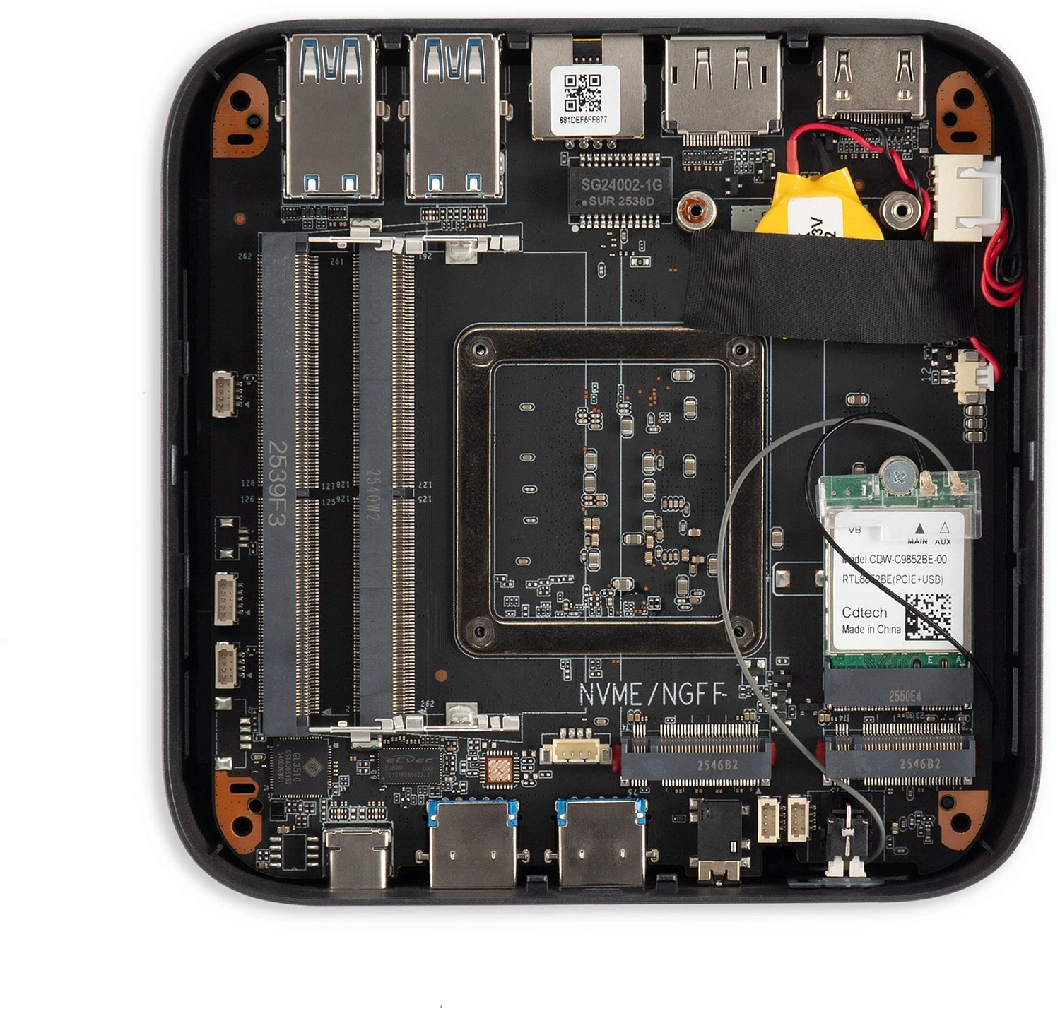 Неттоп IRU Tactio 513 i5 1235U (1.3) 16Gb SSD512Gb Iris Xe Windows 11 Pro 64 GbitEth WiFi BT 120W серый (RUS) (2187333)