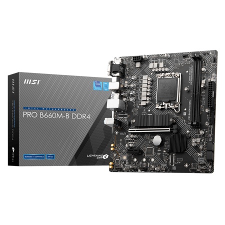 PRO B660M-B DDR4 B660,LGA1700,2DDR4,1PCI-Ex16,1PCI-Ex1,1M.2,4SATA3,6USB3.2GEN1 (938550)