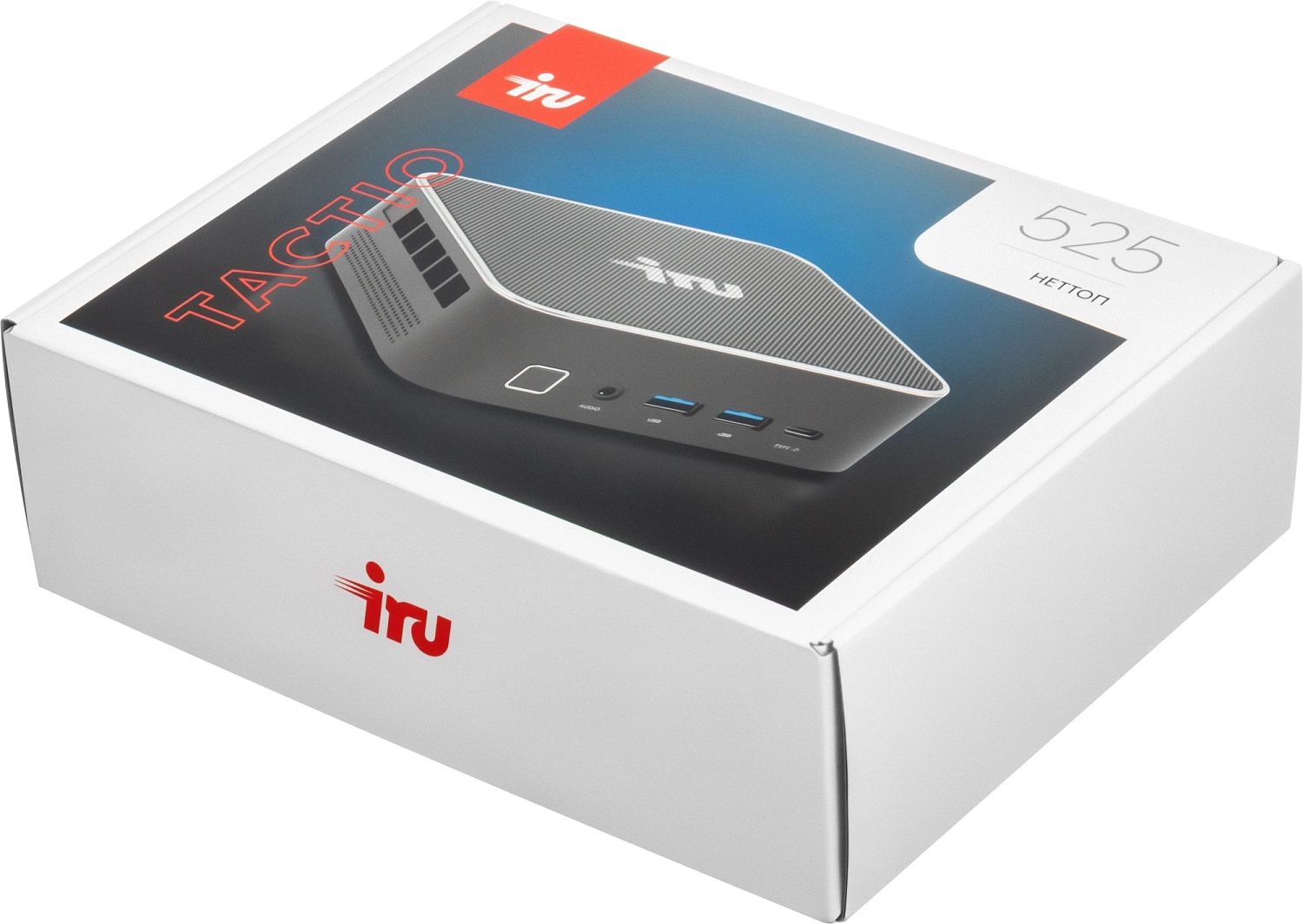 Неттоп IRU Tactio 525 Ryzen 7 6800H (3.2) 16Gb SSD512Gb 680M Windows 11 Pro GbitEth WiFi BT 120W черный (RUS) (2194024)