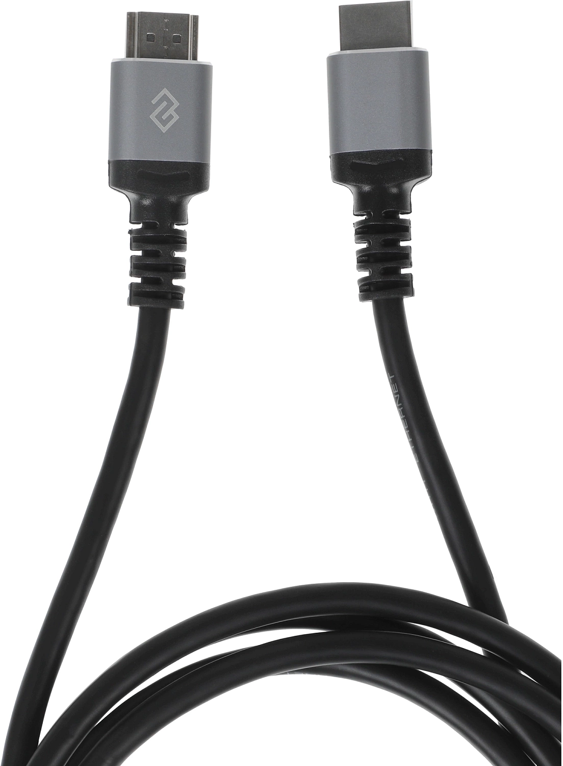 Кабель аудио-видео Digma HDMI (m)/HDMI (m) 2м. позолоч.конт. черный (D-HDMI-V2.0-2M)