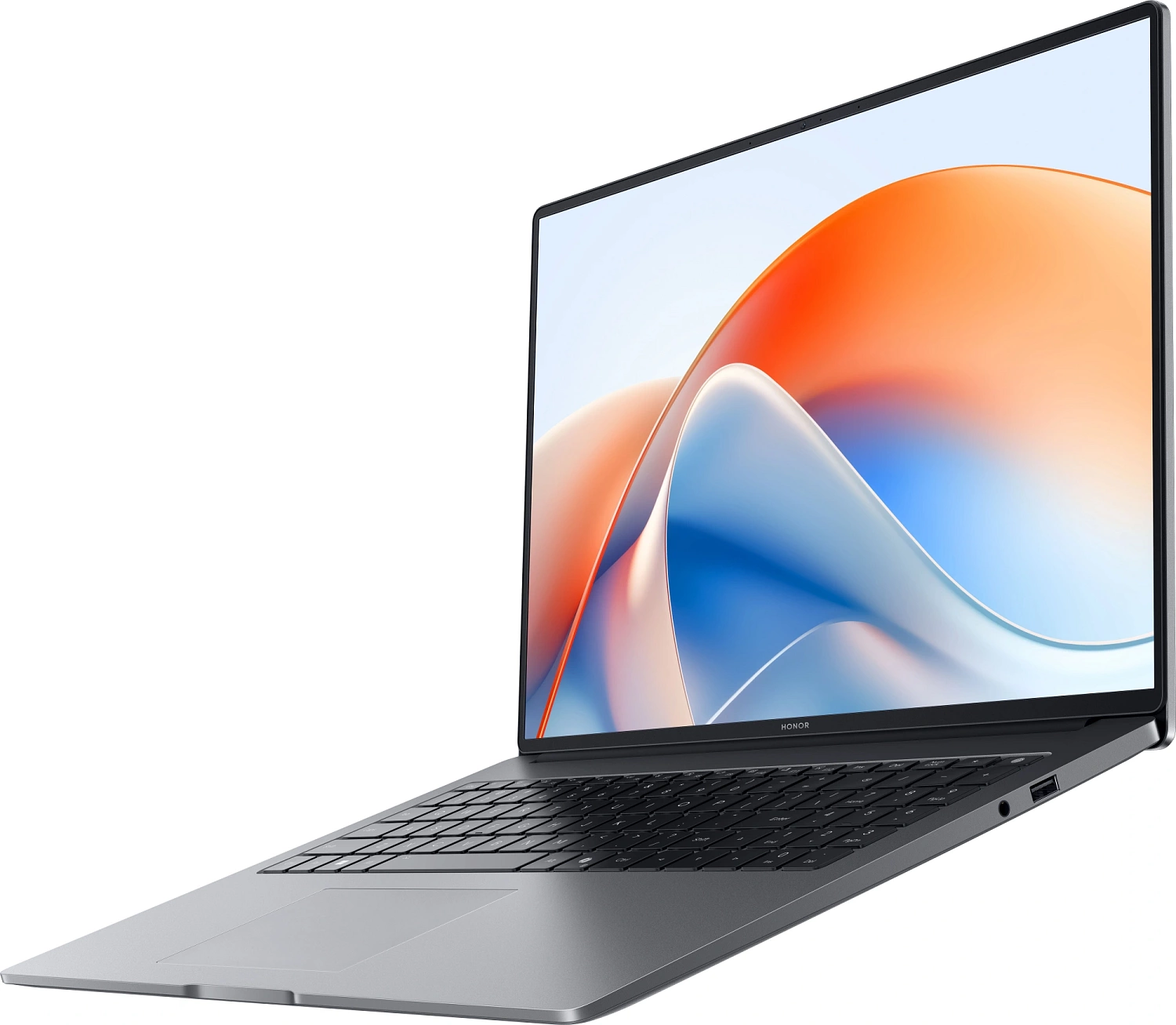 Ноутбук Honor MagicBook X16 BRG-565 Core 5 220H 16Gb SSD512Gb Intel Graphics 16" IPS FHD+ (1920x1200) Windows 11 Home grey WiFi BT Cam (5301ALVX)