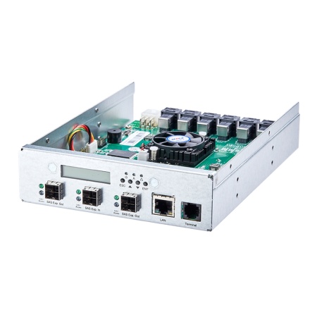 ARC-8028-24 Expander SAS/SATA 12G, 12 external port (3x SFF8644), 24 internal ports (6x SFF8643), в комплекте кабели SFF8643-SFF8087 * 6 штук, RTL