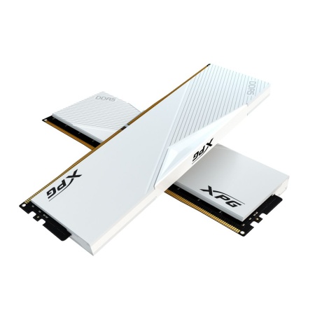 Модуль памяти ADATA   16GB (2 x 8Gb) DDR5 UDIMM, XPG LANCER, 5200 MHz CL38-38-38, 1.25V, Белый Радиатор