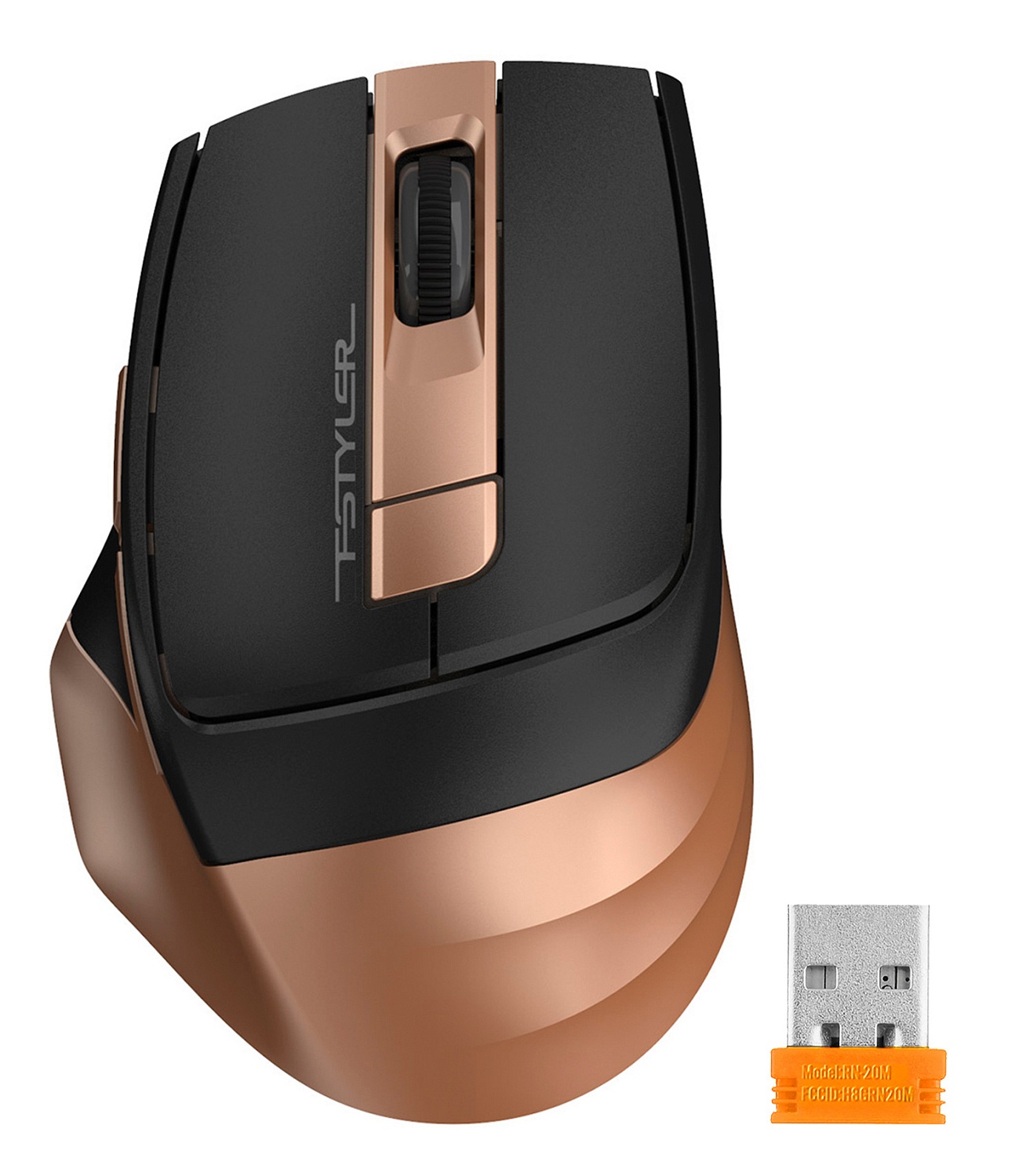 Мышь A4Tech Fstyler FG35 бронзовый/черный оптическая (2000dpi) беспроводная USB (6but) Мышь A4Tech Fstyler FG35 бронзовый/черный оптическая (2000dpi) беспроводная USB (6but)