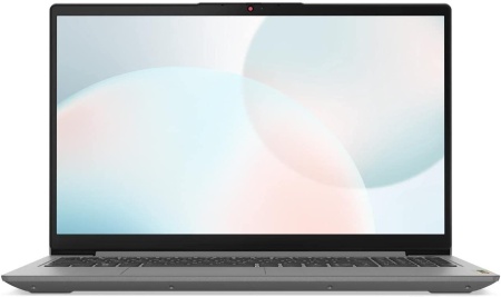 Ноутбук Lenovo IdeaPad 3 15IAU7 Core i3 1215U 8Gb SSD256Gb Intel UHD Graphics 15.6" TN FHD (1920x1080) noOS grey WiFi BT Cam (82RK010NPS)