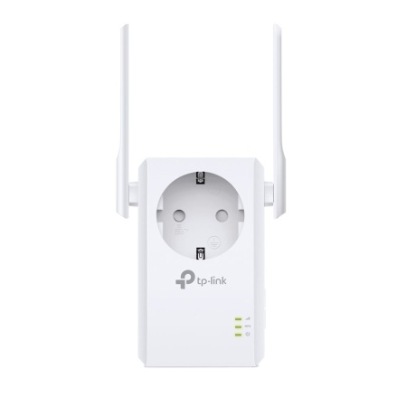 Усилитель Wi-Fi сигнала со встроенной розеткой TP-LINK Bad Pack TL-WA860RE N300 , чипсет QCA(Atheros), 2T2R, Мбит/с на 2,4 ГГц, 802.11b/g/n, 1 порт LAN 10/100 Мбит/с, (071158)