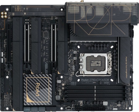 Материнская плата ASUS PROART Z790-CREATOR WIFI, LGA1700, Z790, 4*DDR5, HDMI, 8xSATA3 + RAID, M2, Audio, Gb LAN, USB 3.2, USB 2.0, ATX; 90MB1DV0-M0EAY0