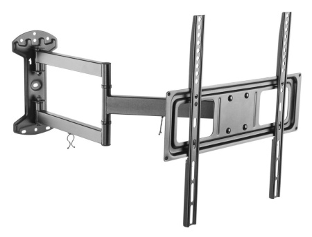 Кронштейн для телевизора Ultramounts UM906 черный 32"-55" макс.35кг настенный поворотно-выдвижной и наклонный