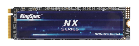 Твердотельный накопитель KingSpec SSD 256GB M.2 2280 PCIe 3.0 x4 NVMe R3400/W3100MB/s 3D TLC MTBF 1M 330000/250000 IOPS 150TBW