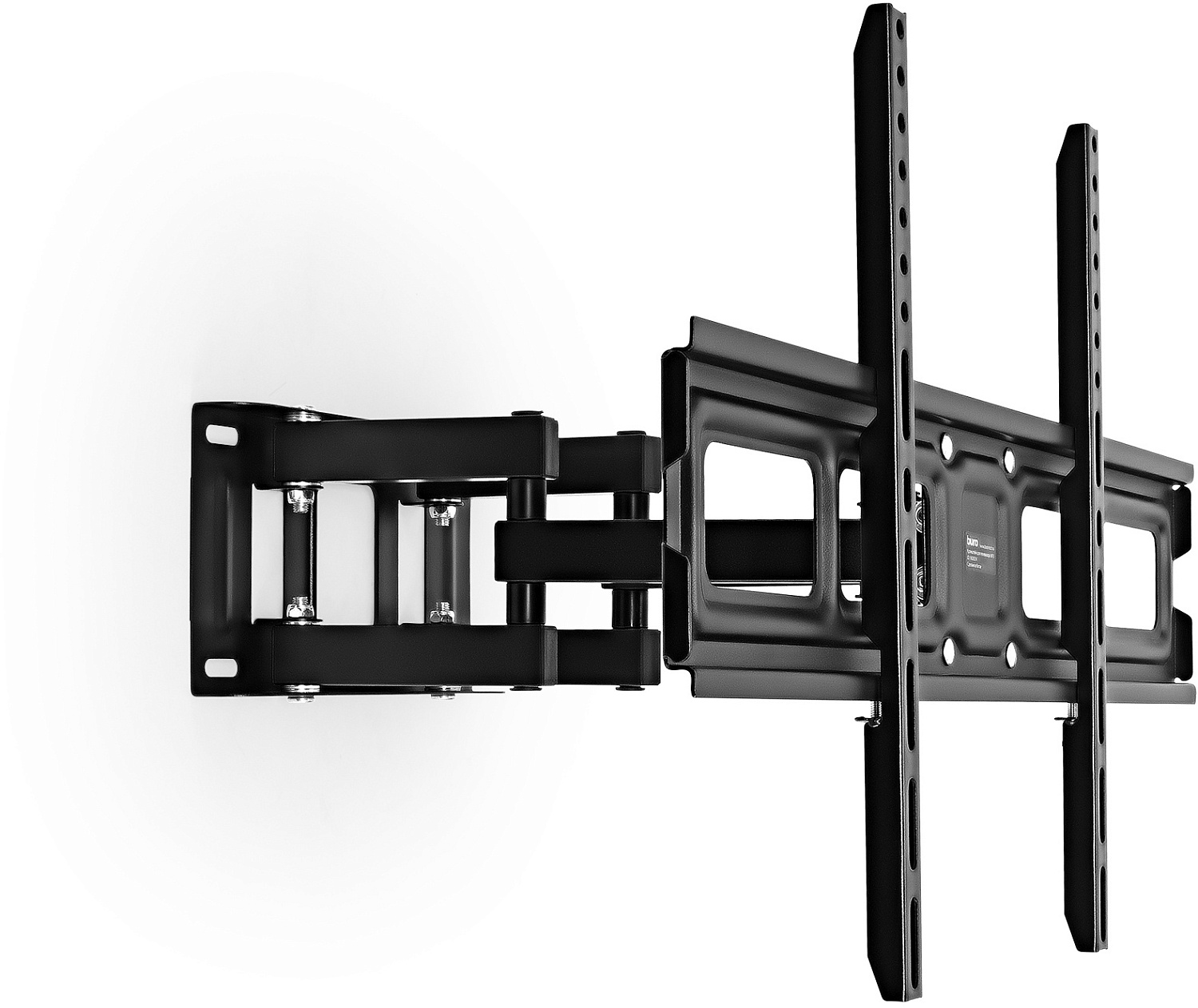 Кронштейн для телевизора Buro MF3 черный 32"-70" макс.40кг настенный поворотно-выдвижной и наклонный