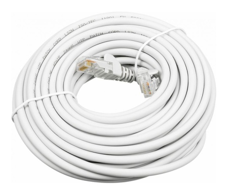 Патч-корд Lanmaster LAN-PC45/U5E-5.0-WH UTP RJ-45 вил.-вилка RJ-45 кат.5E 5м белый LSZH (уп.:1шт)