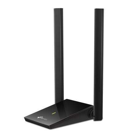 TP-Link Archer T4U Plus, AC1300 Двухдиапазонный Wi Fi USB адаптер высокого усиления, до 400 Мбит/с на 2,4 ГГц + до 867 Мбит/с на 5 ГГц, 2 внешние антенны, USB 3.0, удлинительный кабель