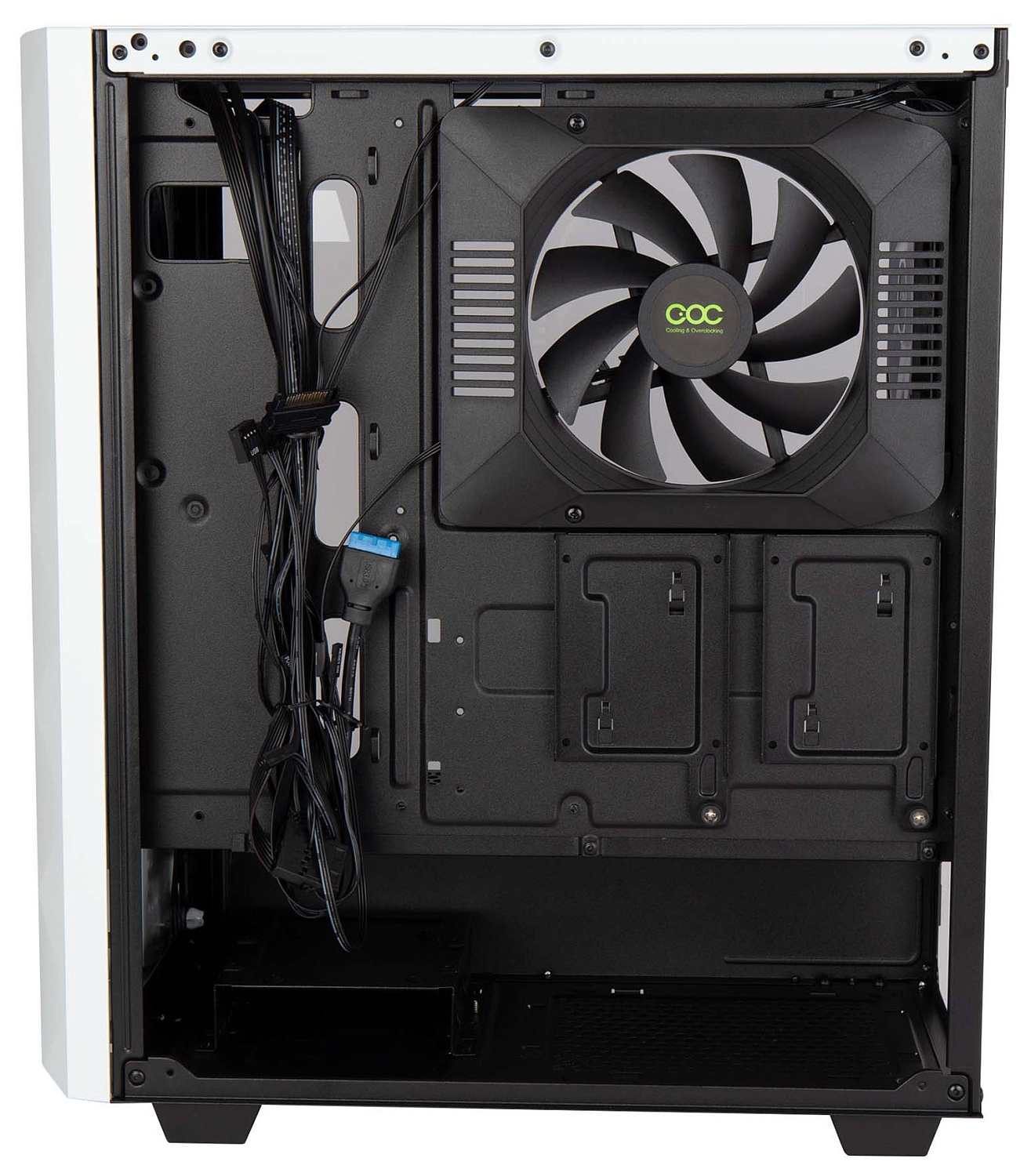 Корпус Hiper DCW белый без БП ATX 5x120mm 4x140mm 1xUSB2.0 1xUSB3.0 audio bott PSU