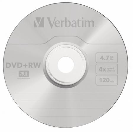 Диск DVD+R Verbatim 4.7Gb 16x Cake Box (10шт) (43498)