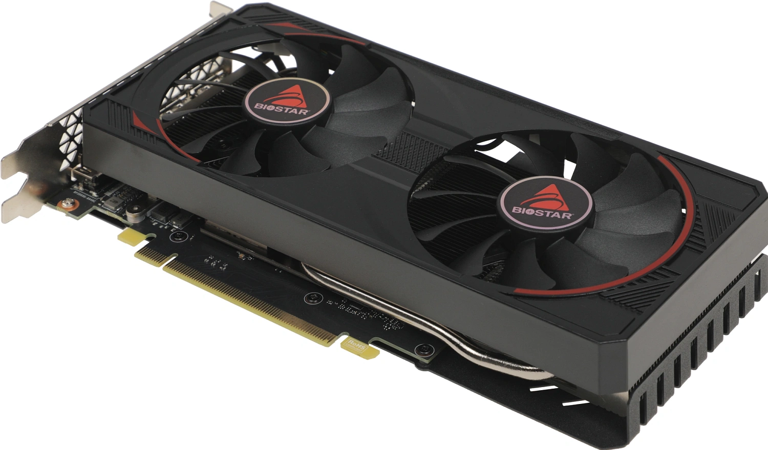 Видеокарта Biostar PCI-E RTX3060Ti-LHR NVIDIA GeForce RTX 3060Ti 8Gb 256bit GDDR6 1410/14000 HDMIx1 DPx3 HDCP Ret