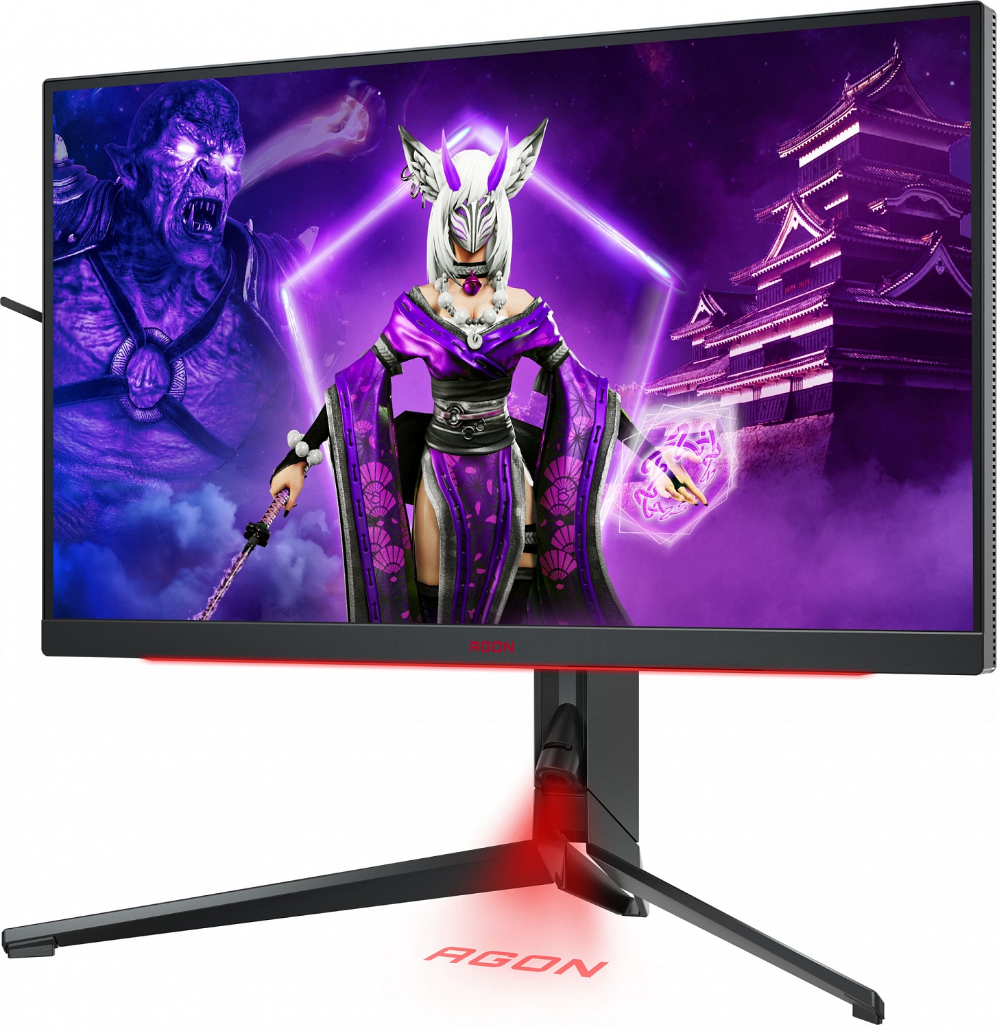 Монитор AOC 27" Agon AG274QXM черный IPS LED 16:9 HDMI M/M матовая HAS Piv 600cd 178гр/178гр 2560x1440 170Hz G-Sync FreeSync Premium DP 2K USB 8.15кг