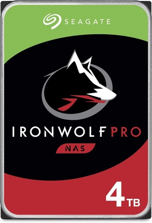 Жесткий диск Seagate 3.5" 4TB IronWolf Pro NAS ST4000NT001 SATA 6Gb/s, 7200rpm, 256MB,