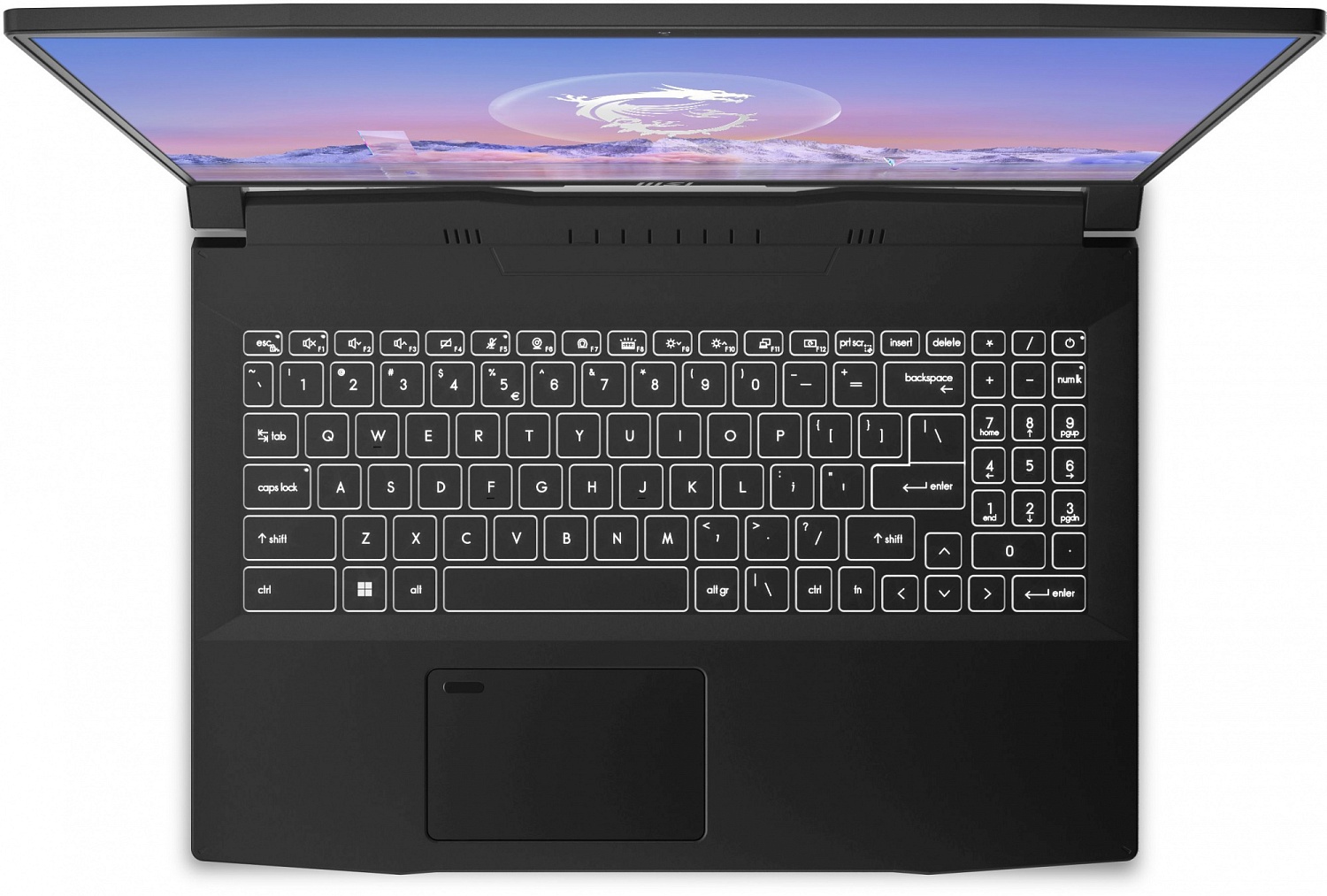 Ноутбук MSI Creator M16 B12UDX-808RU Core i7 12650H 16Gb SSD512Gb NVIDIA GeForce RTX 3050 6Gb 16" IPS FHD+ (1920x1200) Windows 11 Professional black WiFi BT Cam (9S7-158531-808)