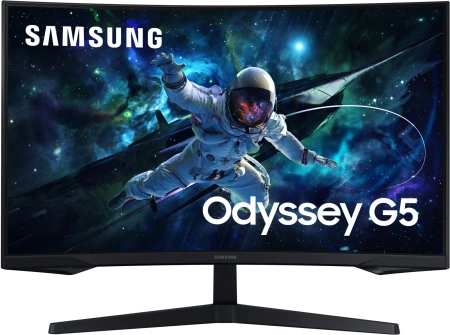 Монитор Samsung 27" S27CG550EI черный VA LED 1ms 16:9 HDMI M/M полуматовая Piv 2500:1 300cd 178гр/178гр 2560x1440 DP 2K USB 4.1кг