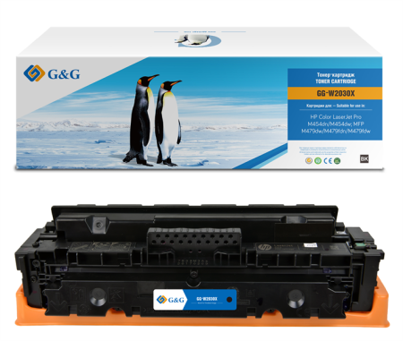 Картридж лазерный G&G GG-W2030X 415X черный (7500стр.) для HP LJ M454/MFP M479