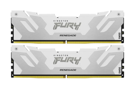 Оперативная память Kingston 32GB 6400MT/s DDR5 CL32 DIMM FURY Renegade White XMP