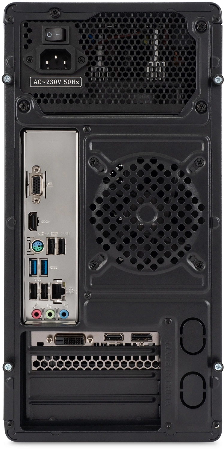 ПК IRU Game 510H6SEA MT i5 12400F (2.5) 32Gb SSD512Gb RTX3050 8Gb Free DOS GbitEth 500W черный (2023158)