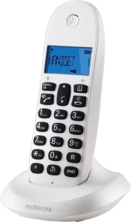 Р/Телефон Dect Motorola C1001СB+ белый