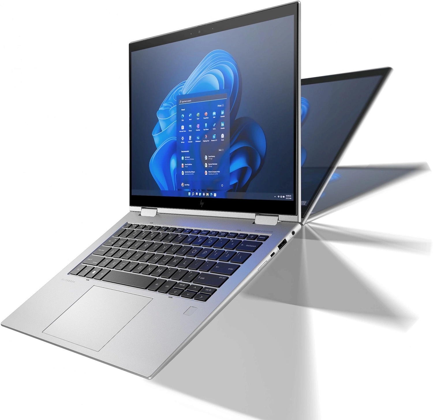 Трансформер HP EliteBook x360 1040 G9 Core i7 1255U 16Gb SSD512Gb Intel Iris Xe graphics 14" Touch WUXGA Windows 10 Professional 64 upgW11Pro silver WiFi BT Cam (5Z5D0EAR)