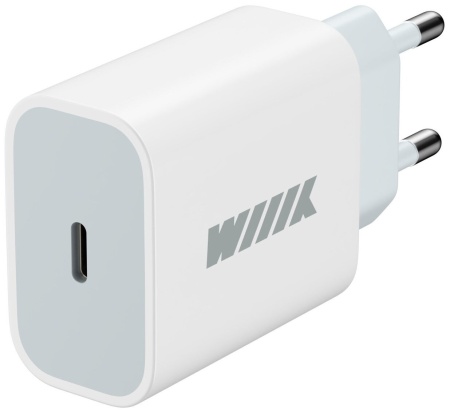 Сетевое зар./устр. Wiiix UNN-4-1-01-PD 20W 3A (PD) USB Type-C белый