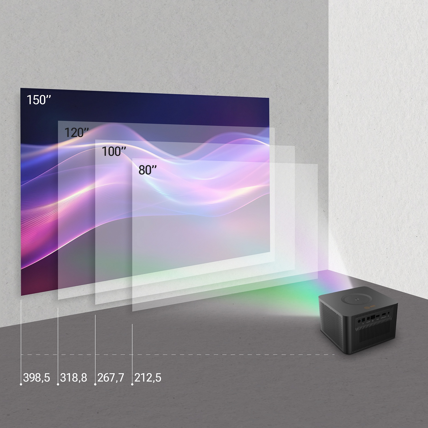 Проектор Cactus CS-M1.SG DLP 9600Lm (1920x1080) 200000:1 ресурс лампы:20000часов 1xUSB typeA 1xHDMI 1.9кг