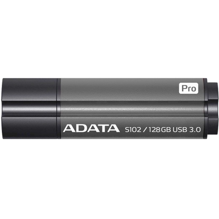 128GB ADATA S102Pro USB Flash USB 3.2 Gen 1, Gray, RTL (792995)