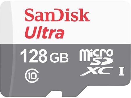 Карта памяти SanDisk Ultra® 128GB microSDXC 100MB/s Class 10 UHS-I