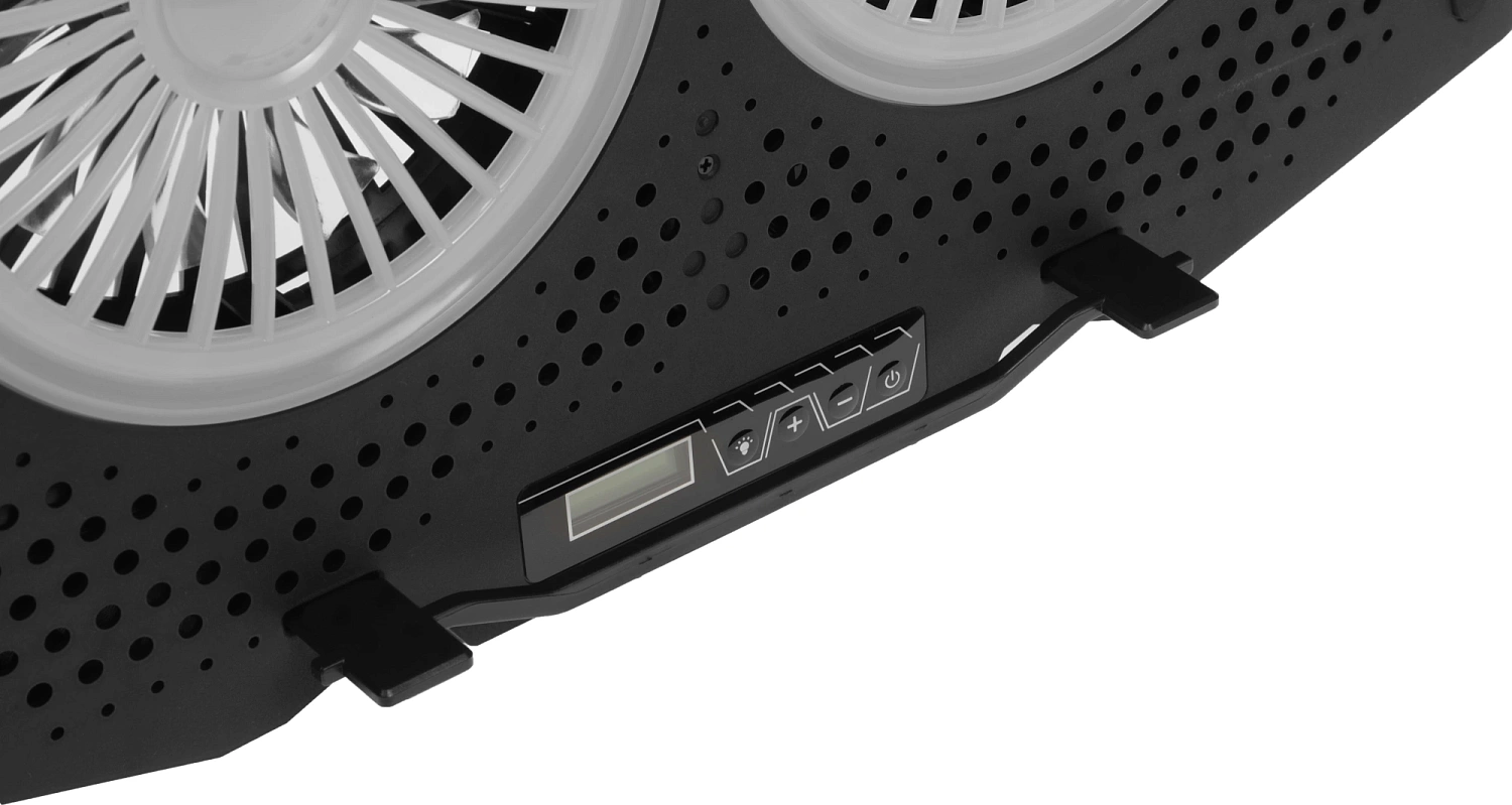 Подставка для ноутбука Digma D-NCP180-2x110RGB 2x черный Подставка для ноутбука Digma D-NCP180-2x110RGB 2x черный