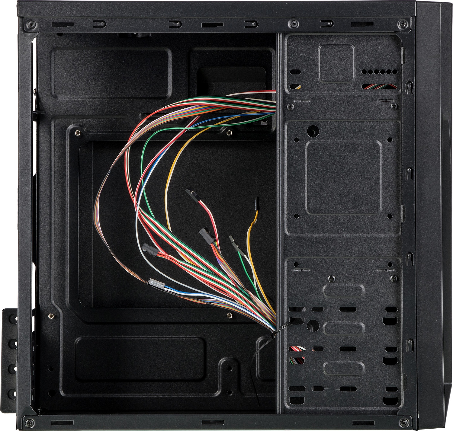 Корпус LinkWorld VC-13M171 черный без БП mATX 1x80mm 1x120mm 2xUSB2.0 audio