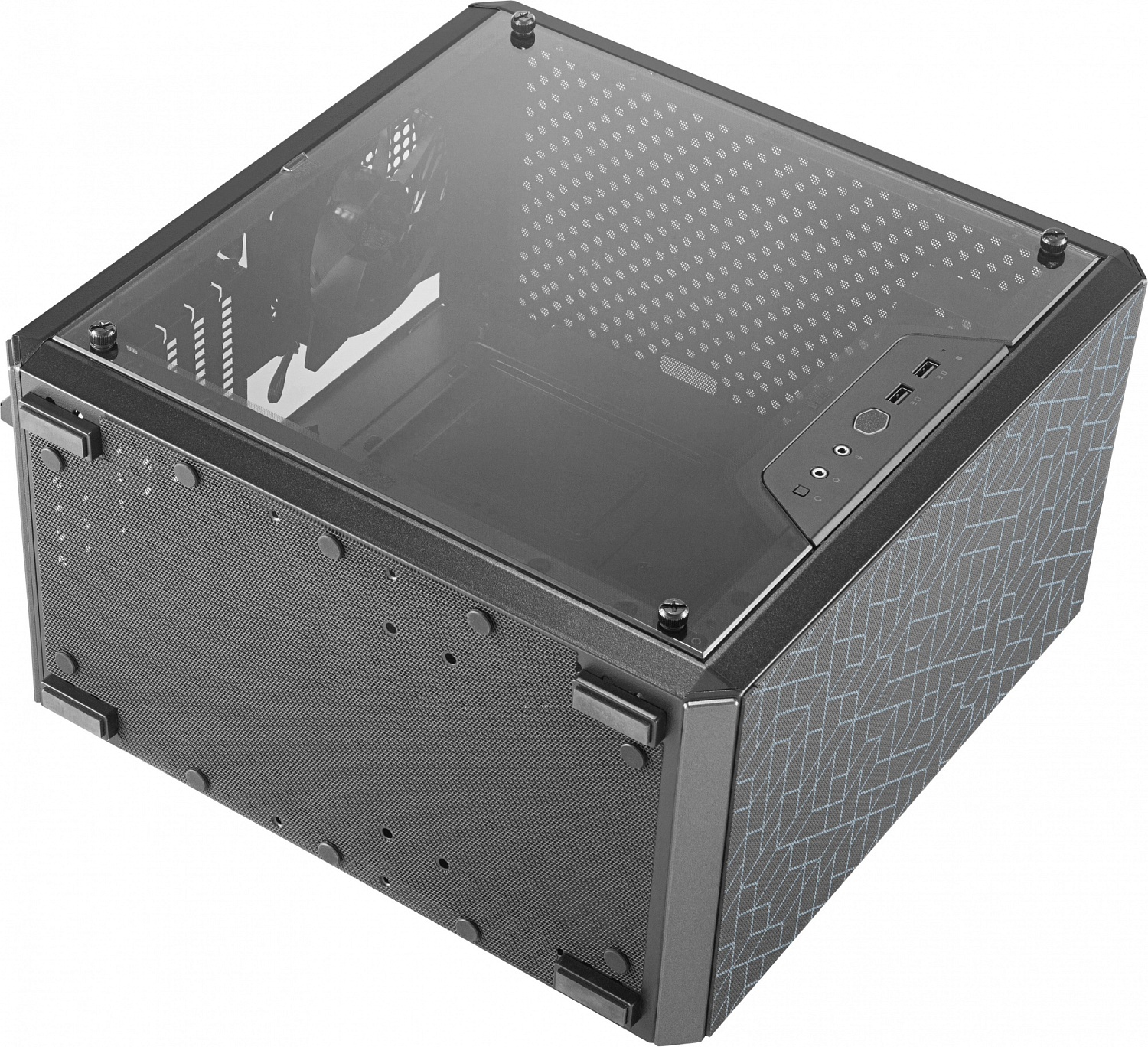 Корпус Cooler Master MasterBox Q500L черный без БП ATX 2x120mm 2x140mm 2xUSB3.0 audio bott PSU