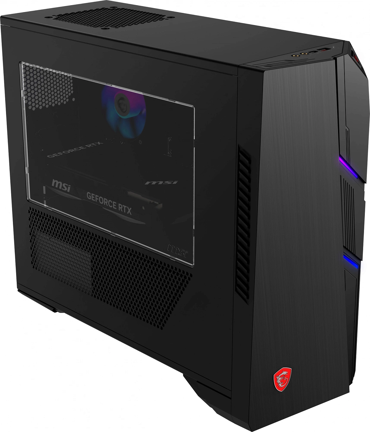 ПК MSI Codex 6 14NUC5-085XRU i5 14400F (2.5) 32Gb SSD512Gb RTX4060 8Gb noOS GbitEth WiFi BT 500W черный (9S6-B91431-085)