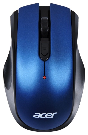Мышь Acer OMR031 черный/синий оптическая (1600dpi) беспроводная USB (3but)
