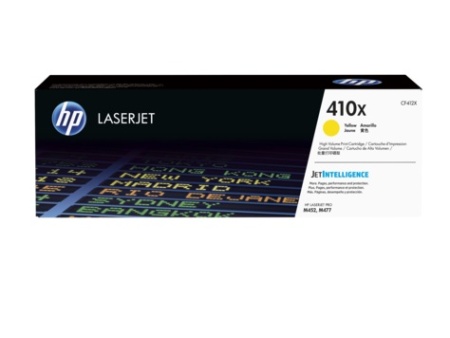 Картридж лазерный HP 410X CF412X желтый (5000стр.) для HP LJ Pro M452/M477