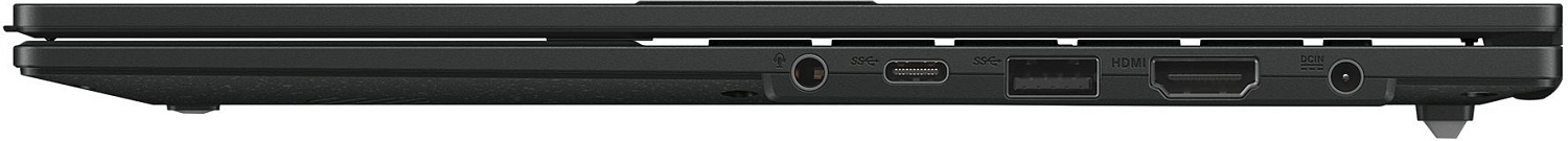 Ноутбук Asus Vivobook Go E1504FA-BQ832W Ryzen 5 7520U 16Gb SSD512Gb AMD Radeon 15.6" IPS FHD (1920x1080) Windows 11 Home black WiFi BT Cam (90NB0ZR2-M01C60)