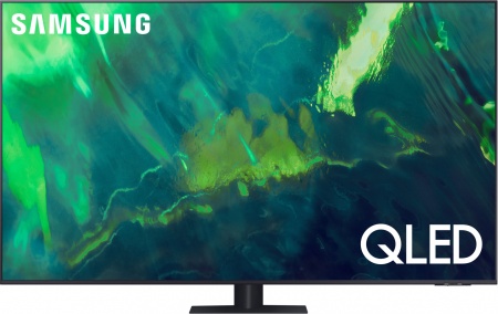 Телевизор QLED Samsung 55" QE55Q70BAUXCE Q темно-серый 4K Ultra HD 120Hz DVB-T2 DVB-C DVB-S2 WiFi Smart TV