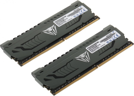 Память DDR4 2x16Gb 3600MHz Patriot PVS432G360C8K Viper Steel RTL Gaming PC4-28800 CL18 DIMM 288-pin 1.35В с радиатором Ret