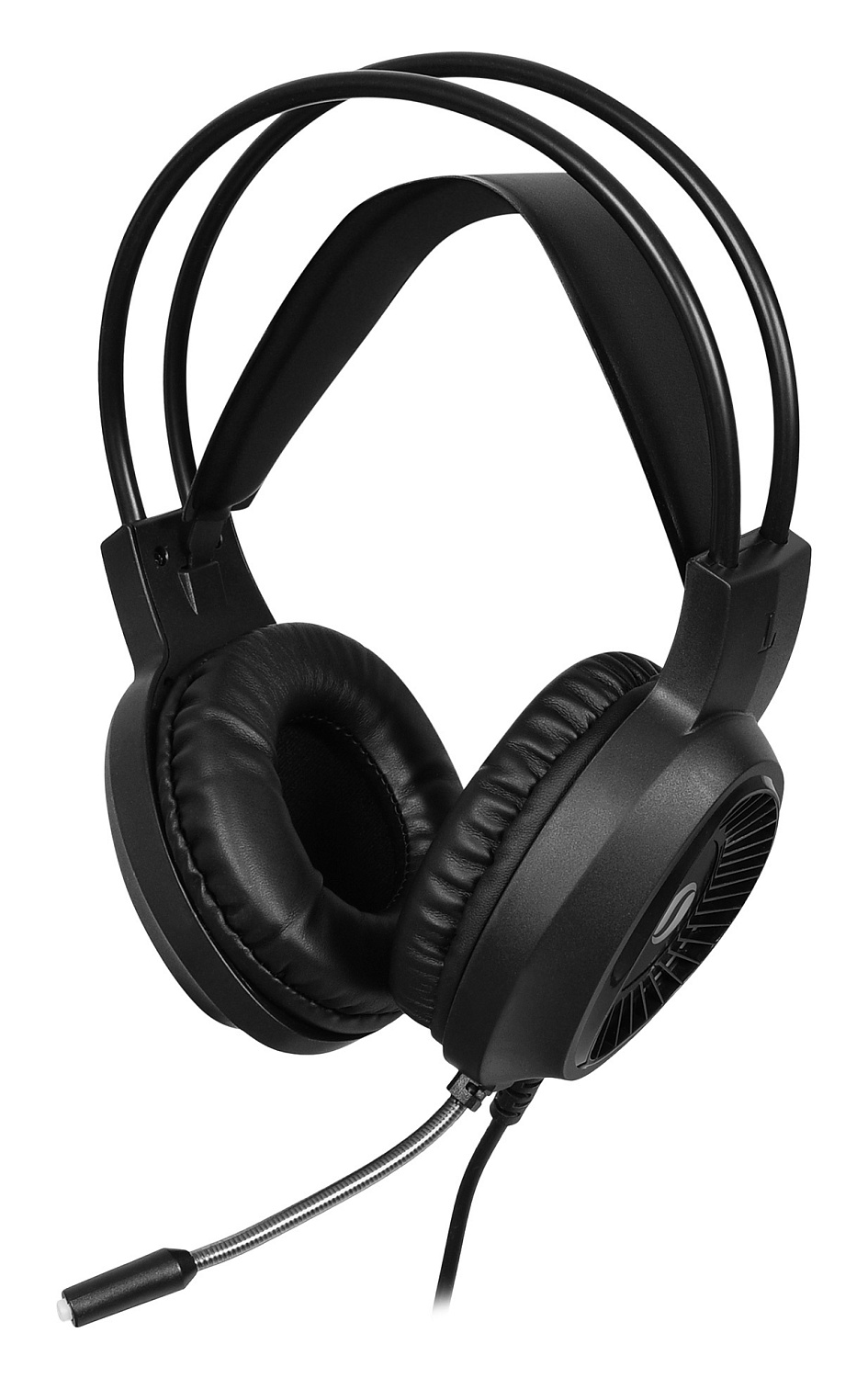 Наушники с микрофоном SunWind SW-HS410G черный 2.1м мониторные оголовье (1422159)