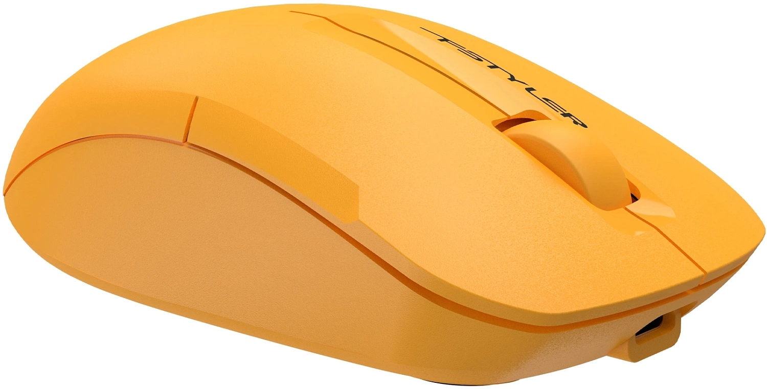 Мышь A4Tech Fstyler FG15C Air2 желтый оптическая (1200dpi) беспроводная USB Мышь A4Tech Fstyler FG15C Air2 желтый оптическая (1200dpi) беспроводная USB